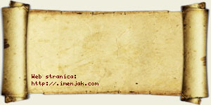 Natalija Stokić vizit kartica